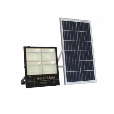 China Factory New Design CE RoHS High Quality Solar Rechargeable Flood Light Waterproof IP65 Outdoor Lighting