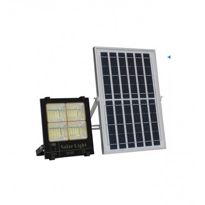 China Factory Price High Quality Solar Rechargeable Flood Light 30 Watt Portable Led Flood Light Outdoor Waterproof IP65