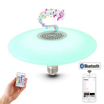 New Style RGB Wireless Bluetooth LED Music Bulb Bluetooth Control  Smart Led Disco Bulb with Colorful Light at Night